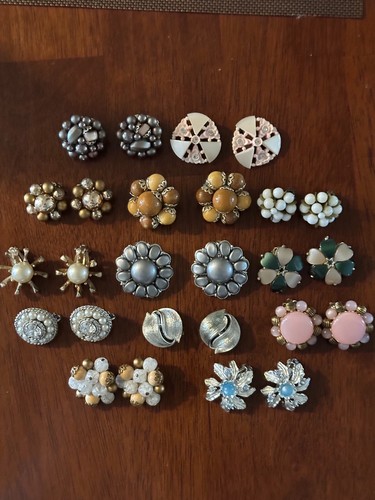 Lotto paia orecchini clip - lotto,