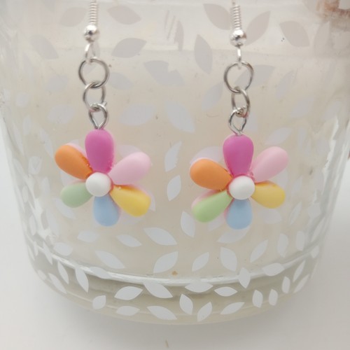 Orecchini fiore margherita - , mix