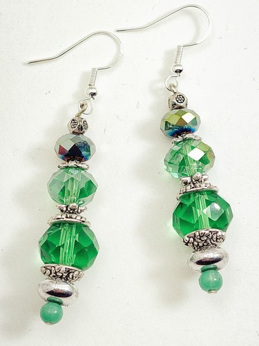 Orecchini donna verde smeraldo - donna,