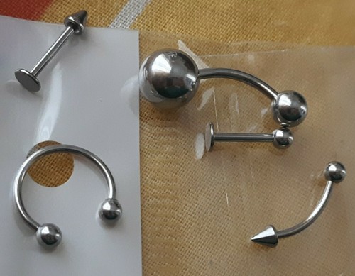 Piercing orecchini acciaio - orecchini,