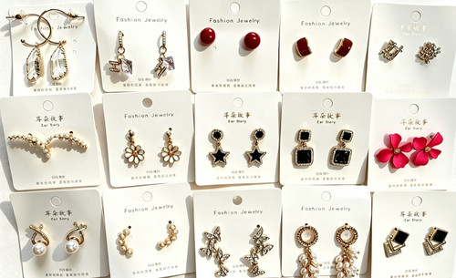 Lotto misto orecchini - , moda