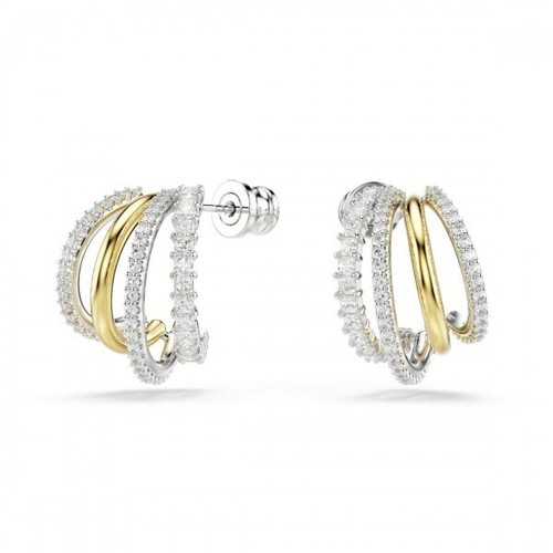 Orecchini buco swarovski - orecchini,
