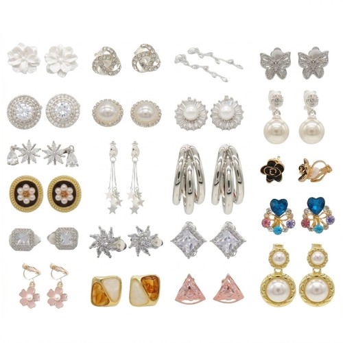 Orecchini clip donna - orecchini,
