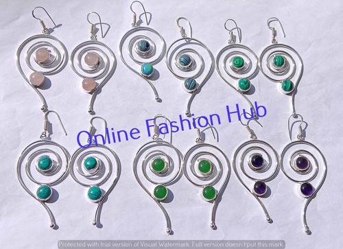 Lotto orecchini spin - , onice