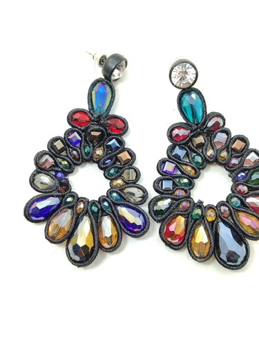 Orecchini donna multicolor - orecchini,